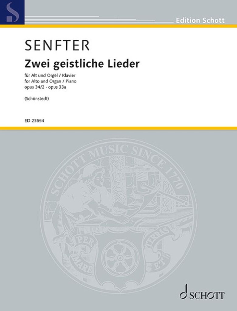 2 Geistliche Lieder opus 34 und opus 33a